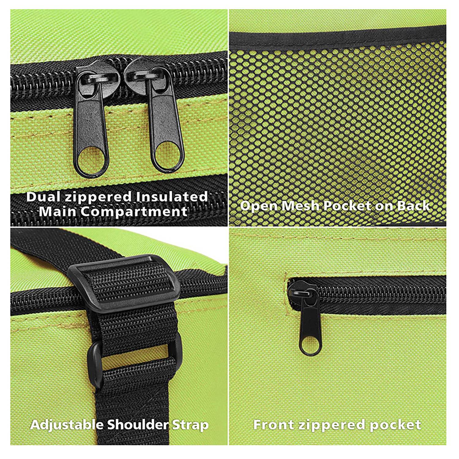 Waterproof Durable Oxford Cloth Insulated Lunch Bag 7