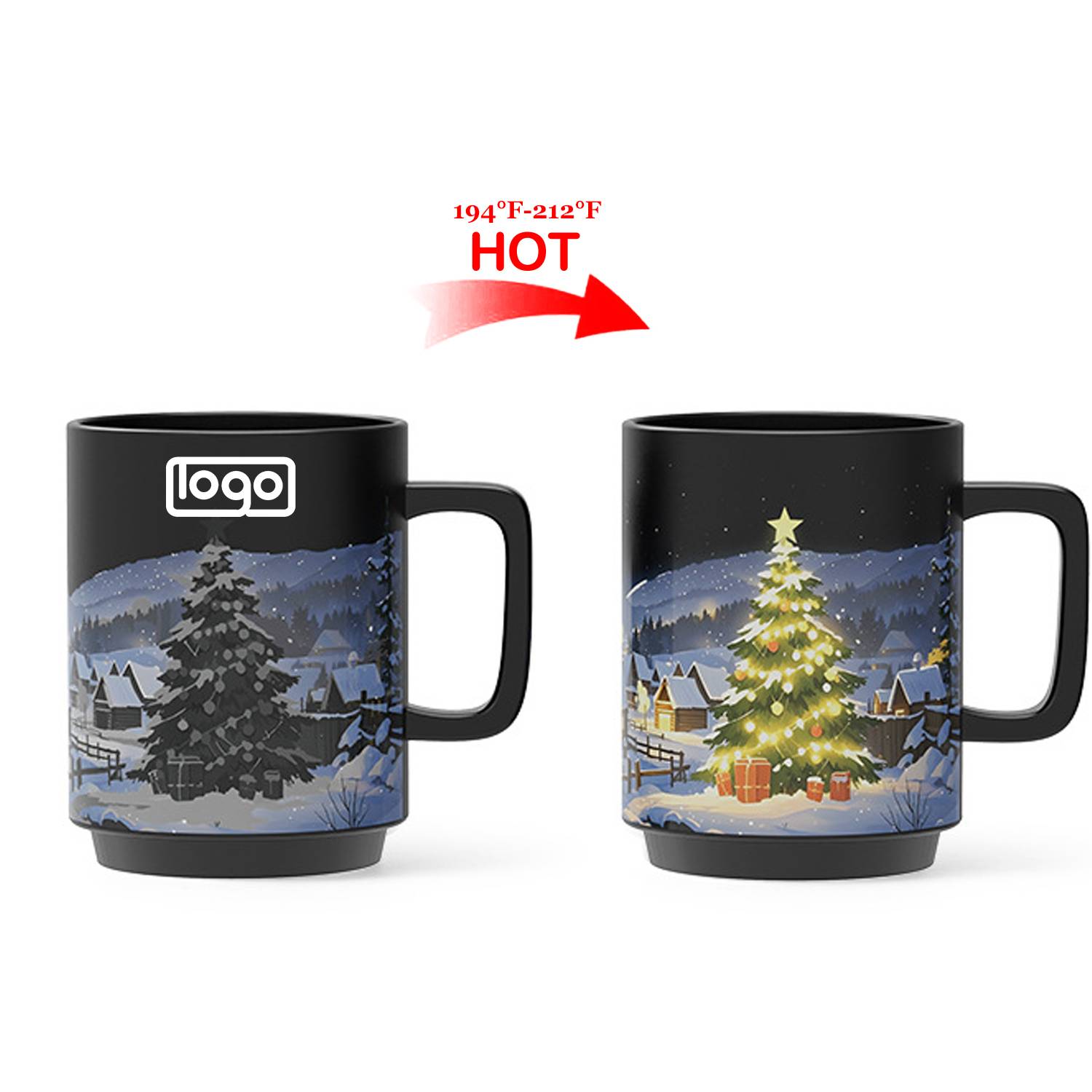 13oz Custom Color-Changing Ceramic Mug for Household Office 1