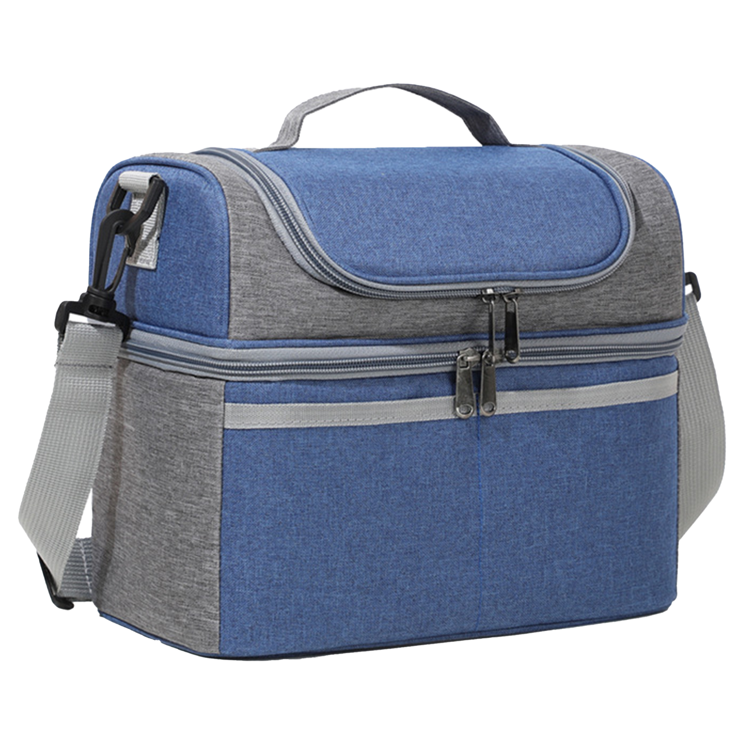 Oxford Portable Double-Layer Insulated Lunch Bag 3