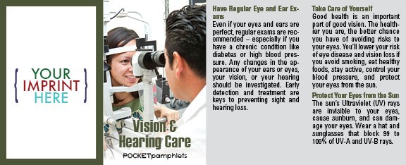 POCKET PAMPHLET - Vision & Hearing Care Pocket Pamphlet 1