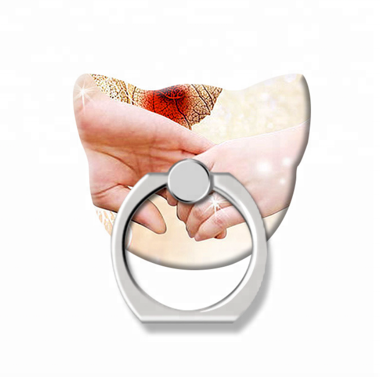Custom Adhesive Cell Phone Ring Holder - Full Color 2