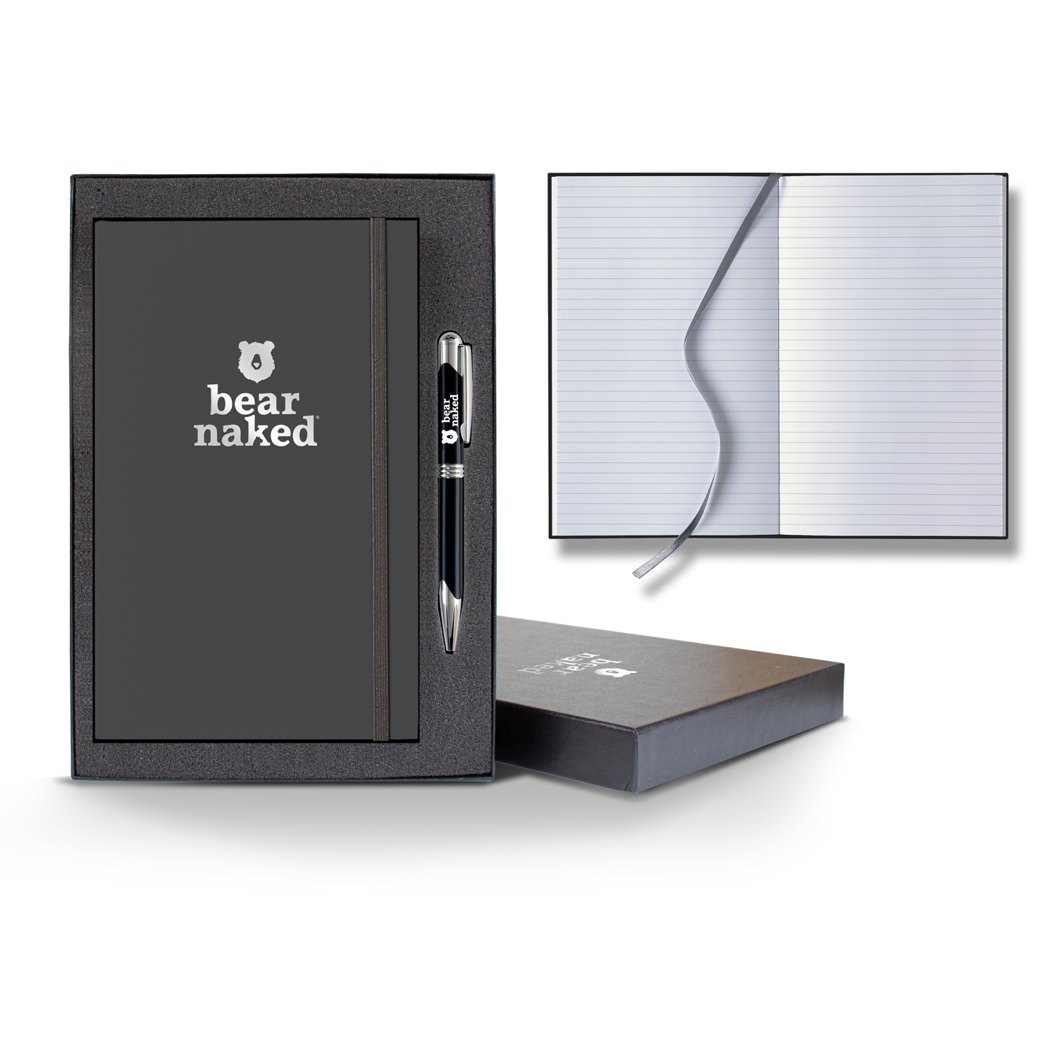 Castelli Matra Banded Medio Lined White Page Journal Gift Set 9
