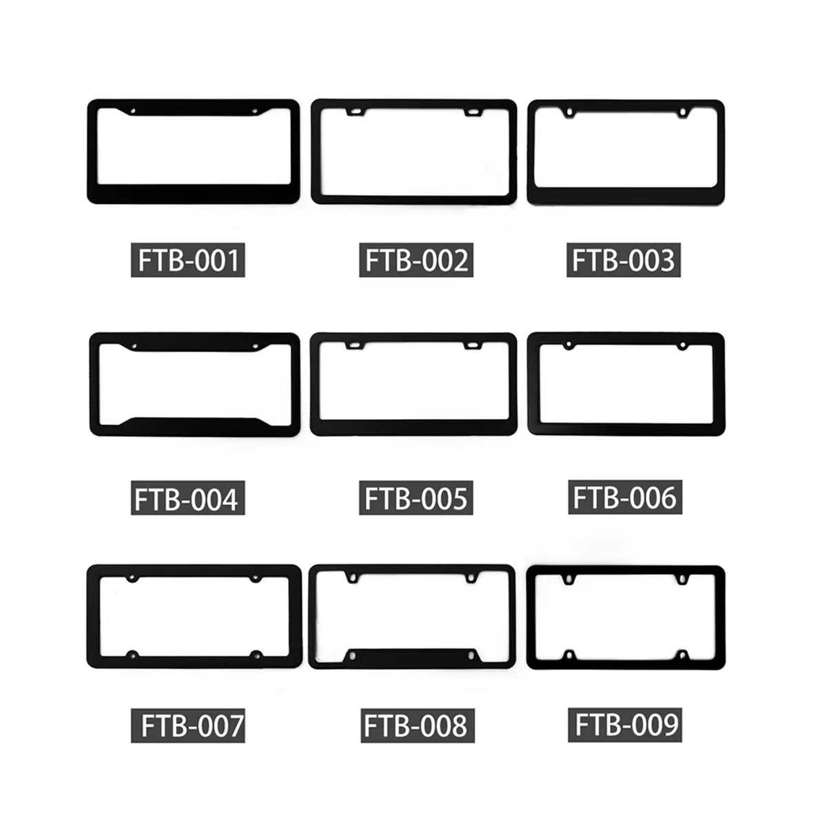 Aluminum Car's License Plate Frame 4