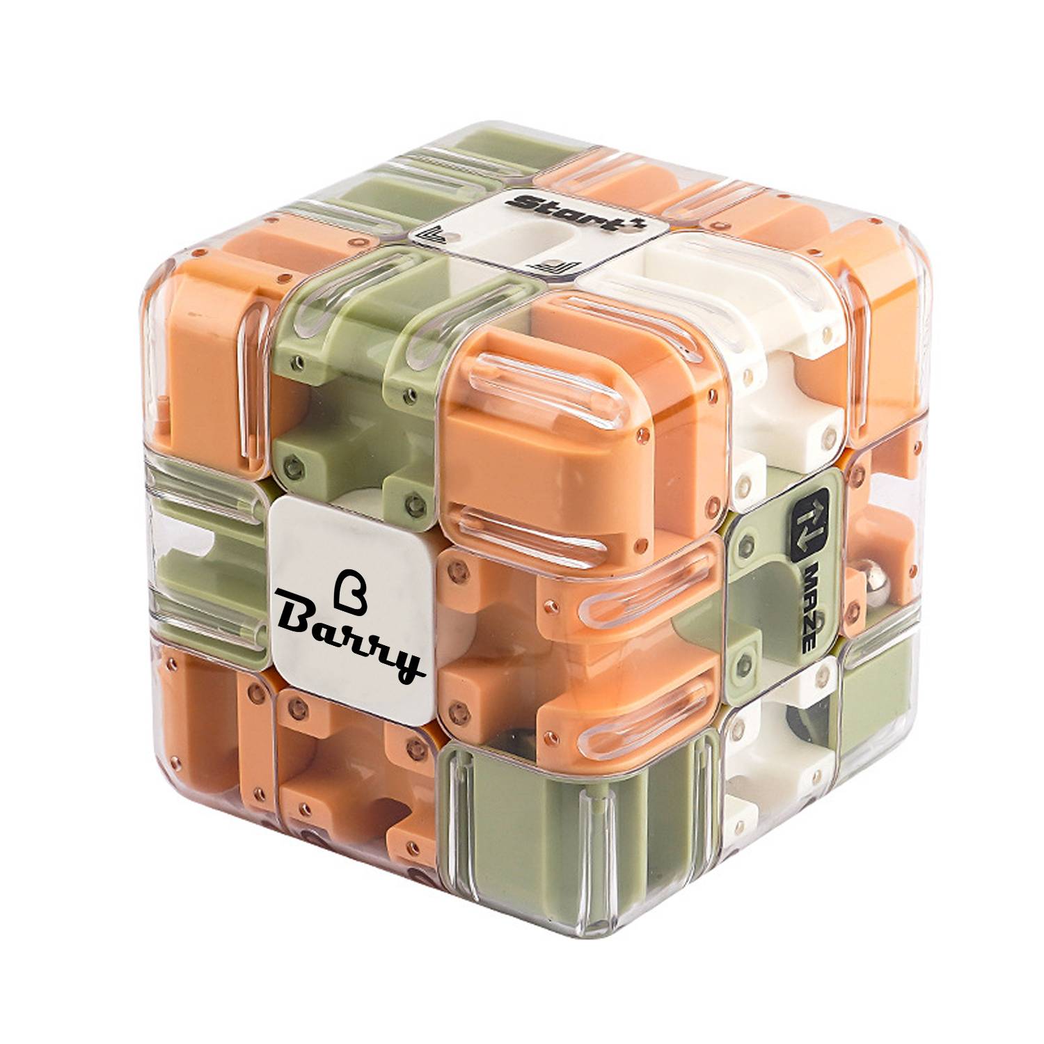 3x3 Maze Ball Cube Puzzle Toy 3