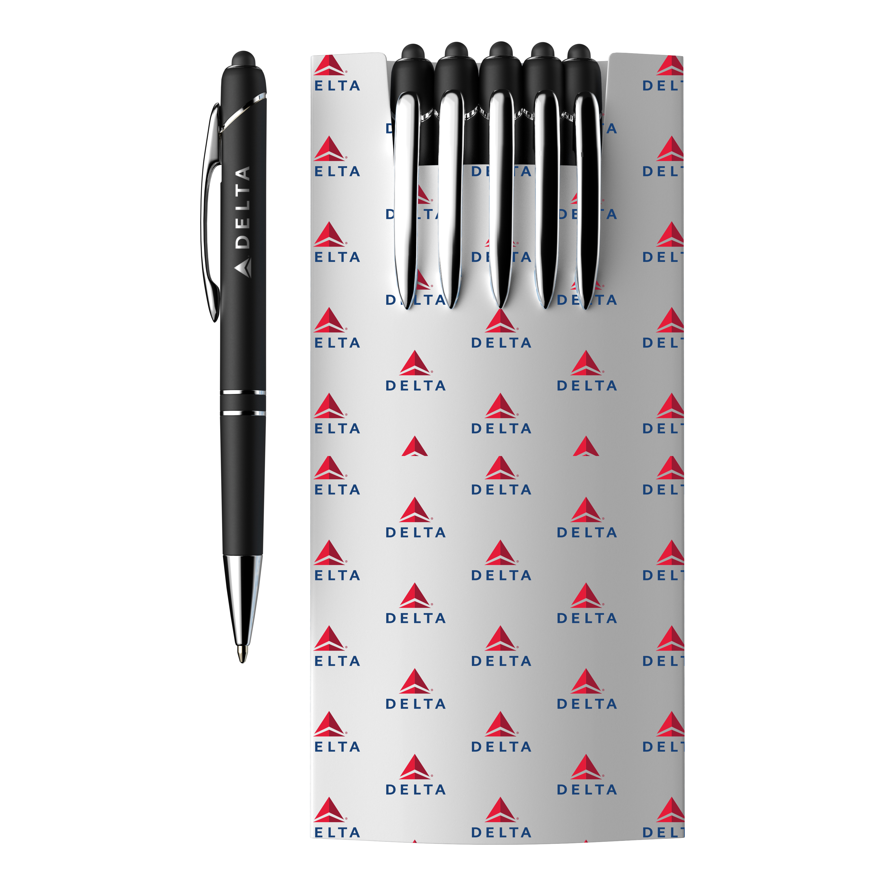 5-piece glacio pen set and custom sleeve 5