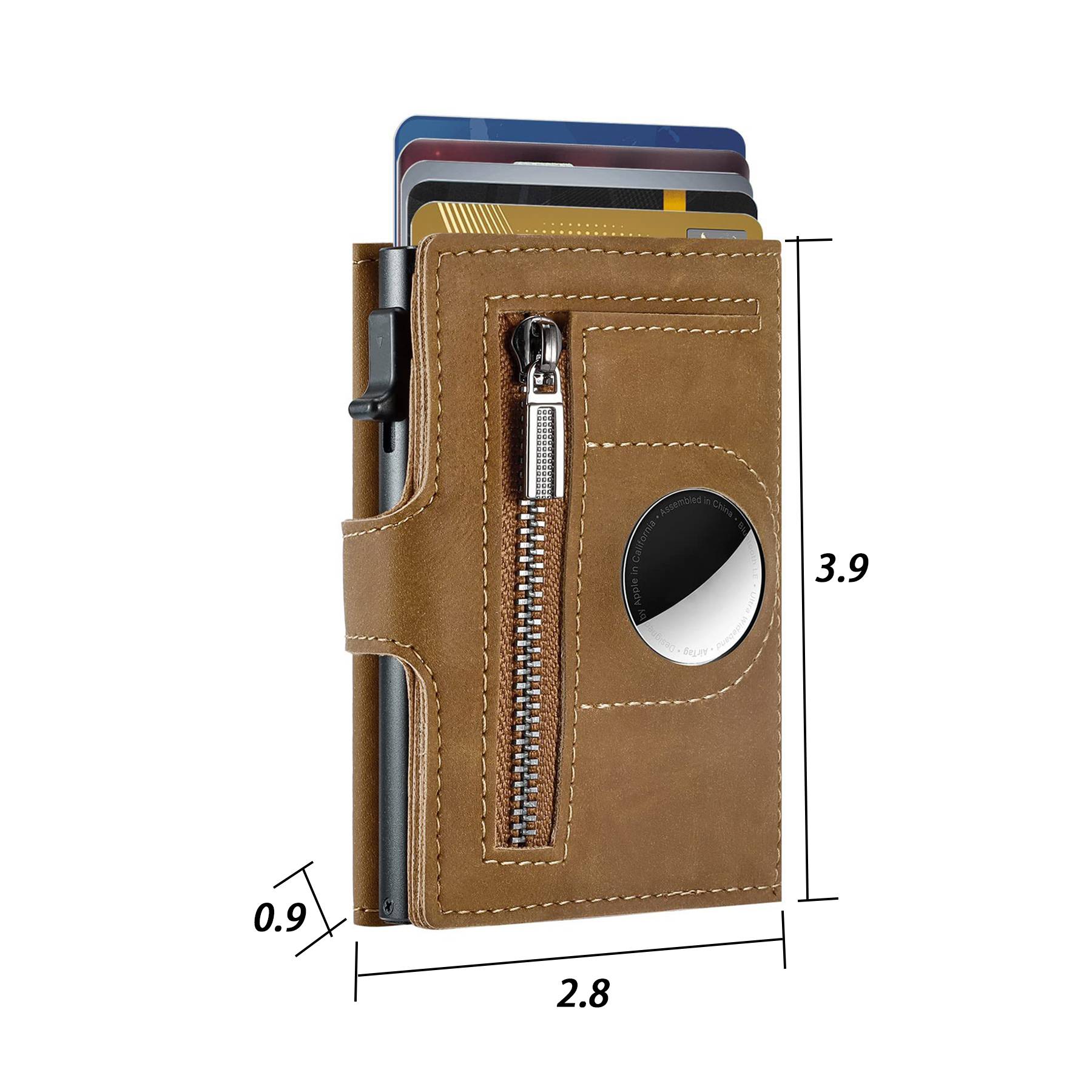 Genuine leather RFID anti-theft card holder 3