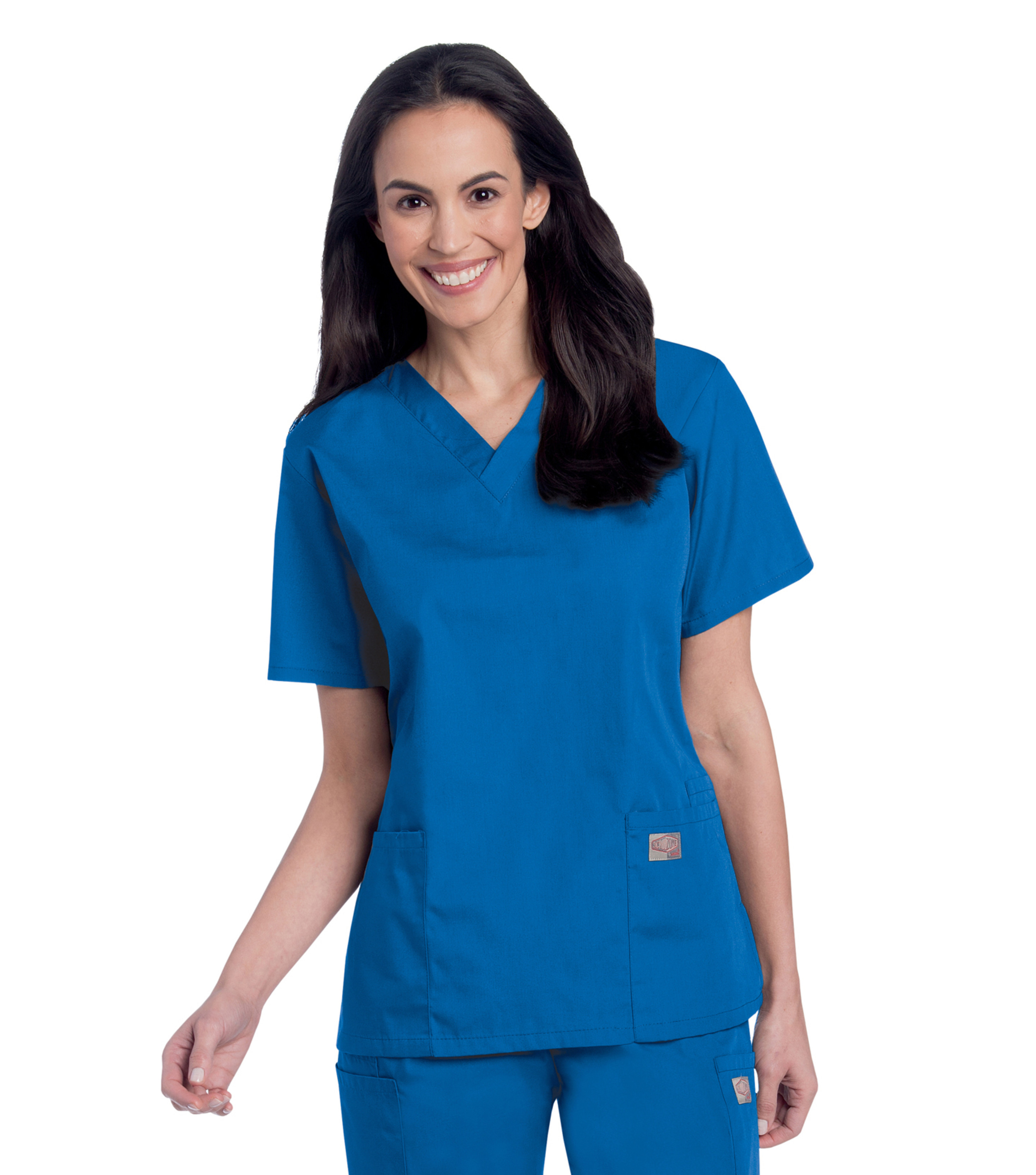 Landau - ScrubZone - Women's Three-Pocket Clean Back V-Neck Top 23