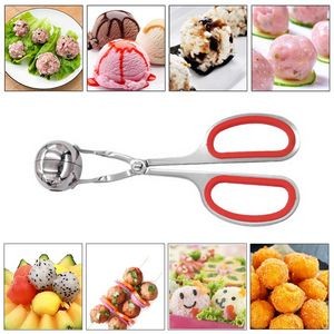 Stainless Steel Small Meat Baller With Soft Grip Handle 7