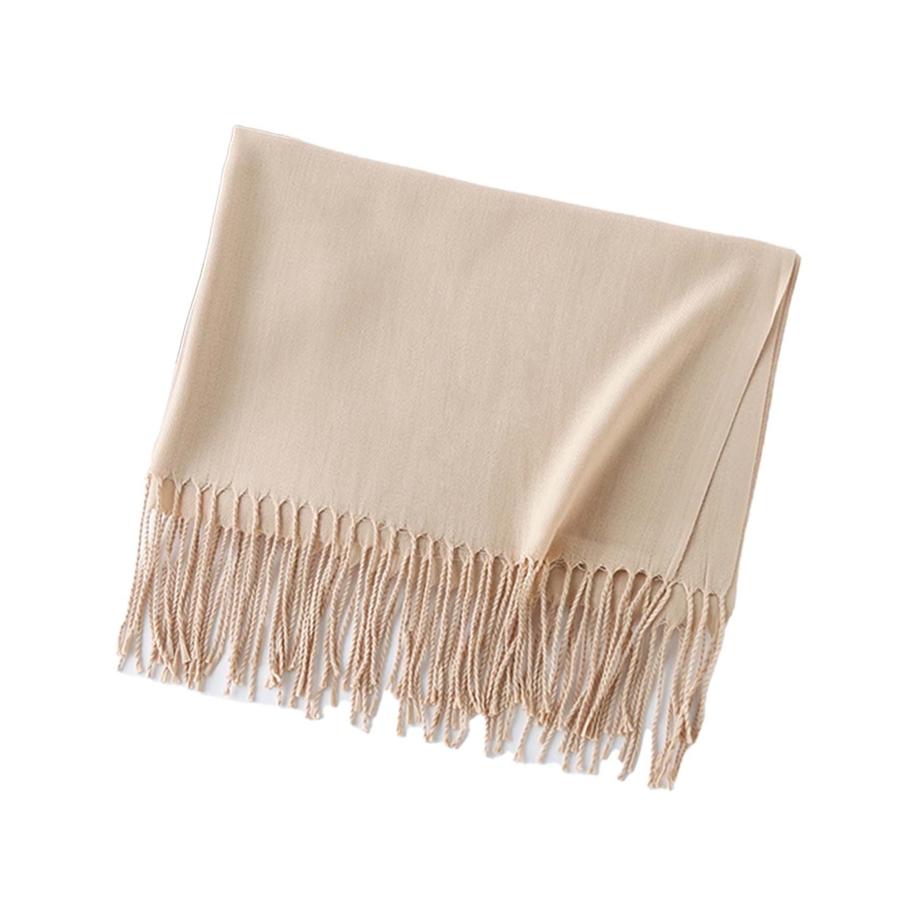 Winter Pure Color Scarf 3