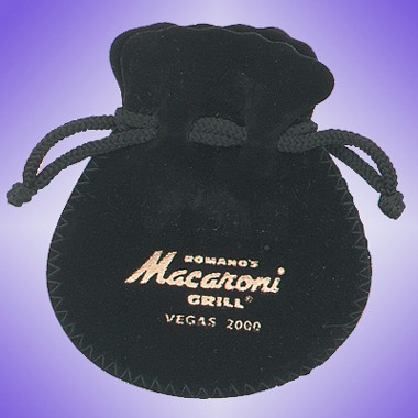 ROUND CORNER DRAWSTRING SUEDE POUCH 1