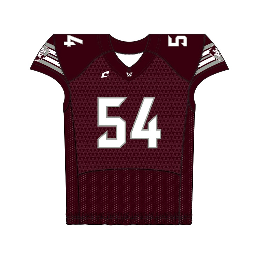 Juice Collegiate Football Jersey with Lineman Sleeves Optima Flex/Pro-Centrum/Pro-Micro Mesh