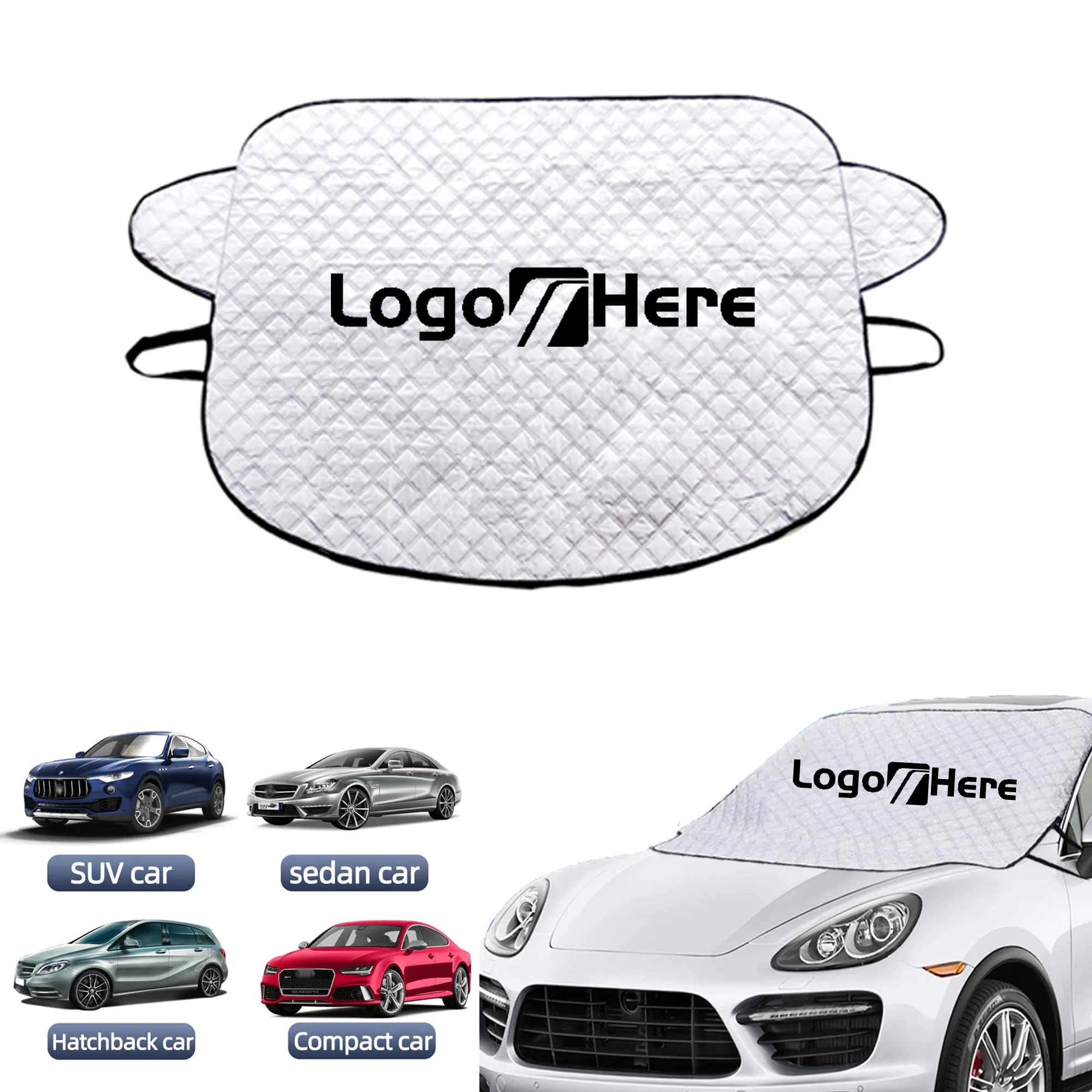 Portable Car Windshield Sun Shade Snow Sunshade