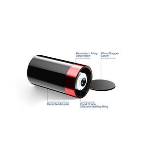 Electric Auto Vacuum Pump Wine Bottle Stopper Silicone Seal 14