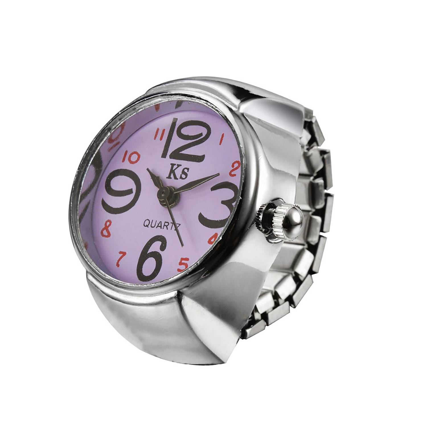 Watch-shaped Alloy Ring 2