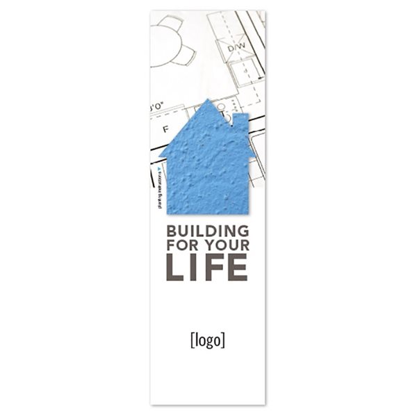 Seed Paper Shape Bookmark 5