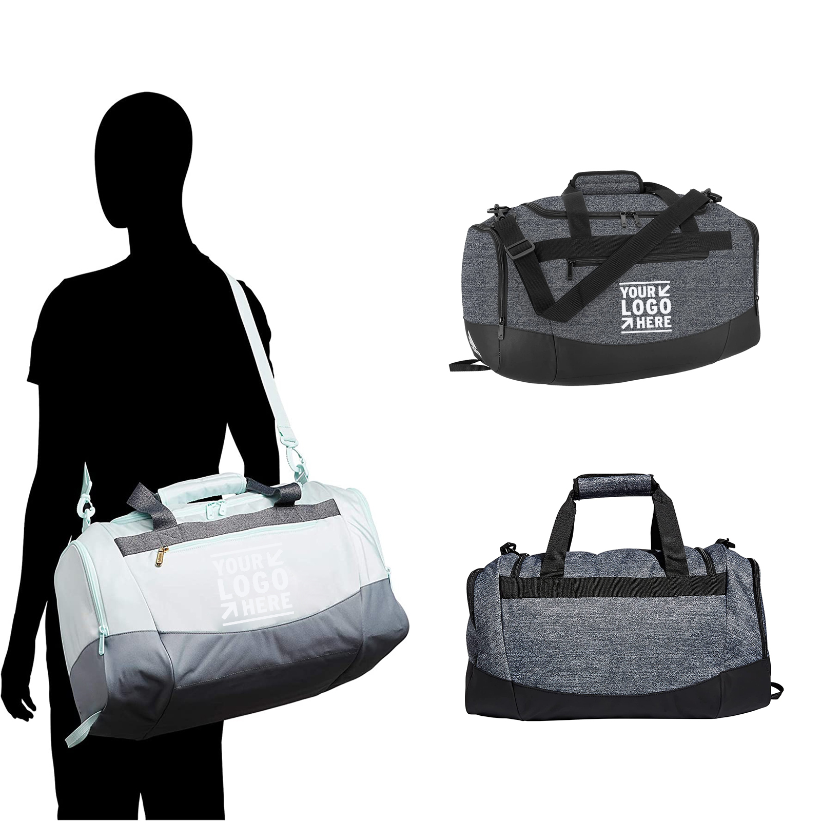 11.75 x 20.5 x 11 Inches Small Duffel Bag 2