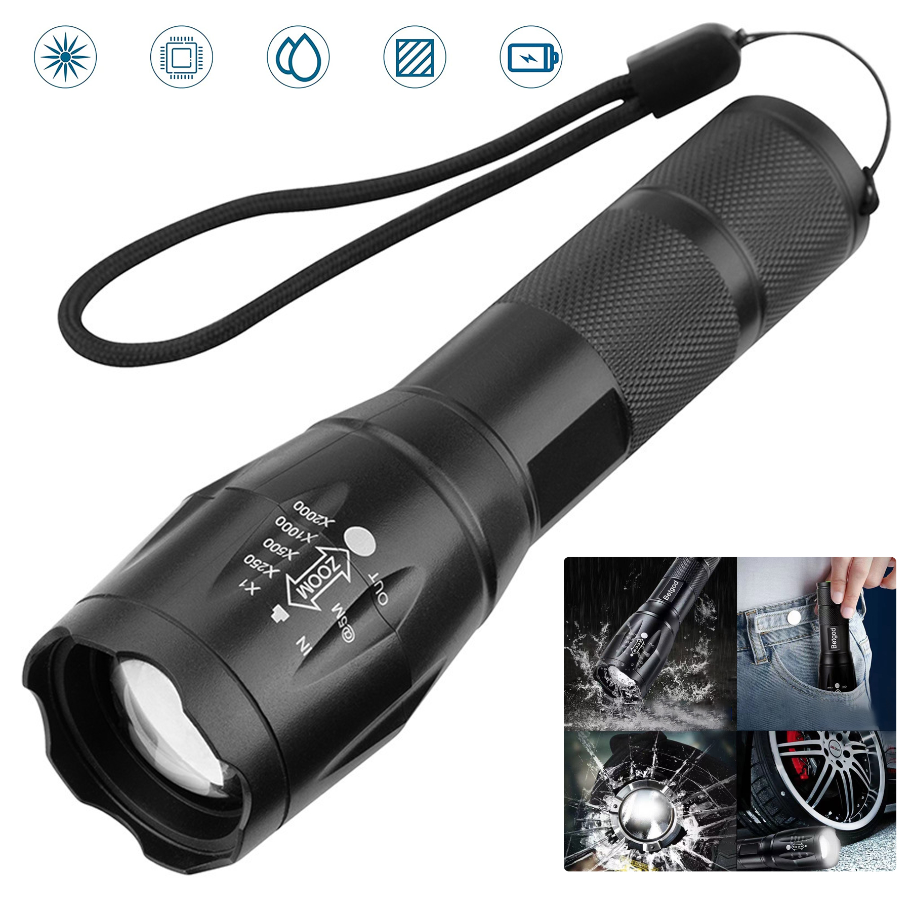 LED Handheld Flashlight 2