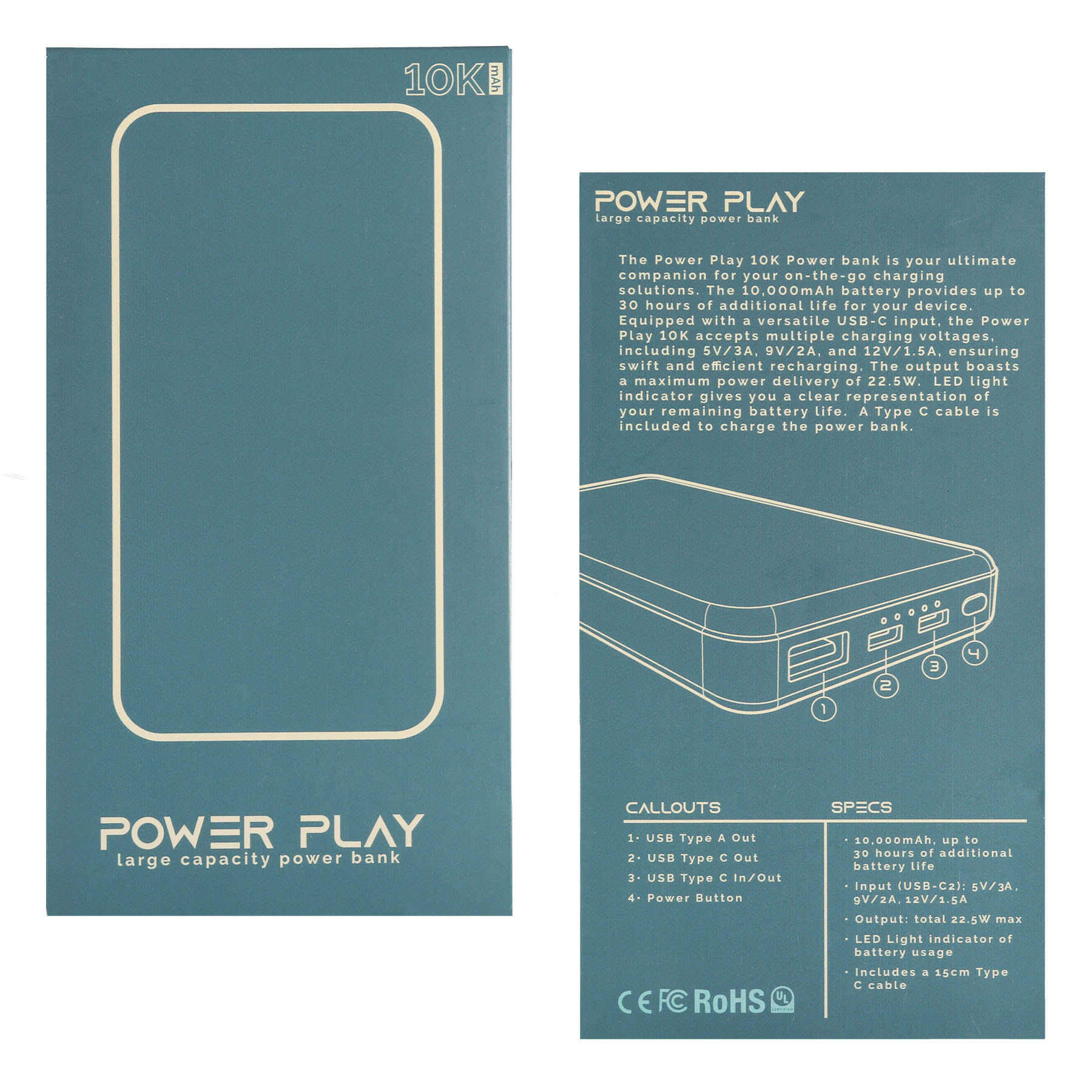 Power Play 10K Power Bank 6