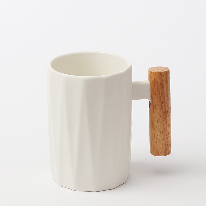 11oz Wood Handle Ceramic Mug For Custom Printing 2