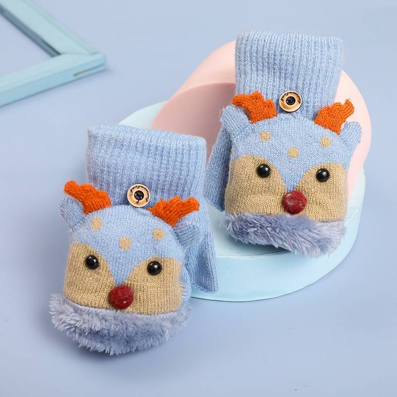 Children's Outdoor Flip-Top Warm Gloves 6