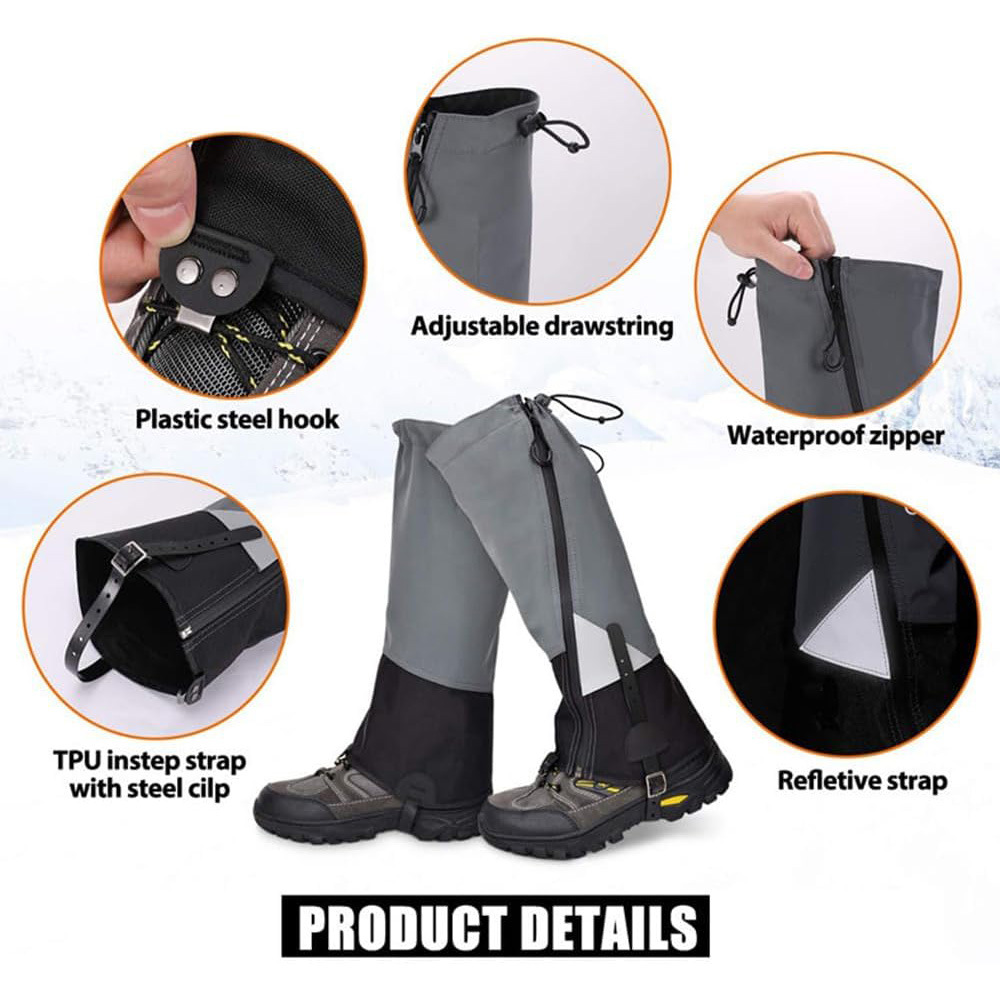 Outdoor Mountaineering Waterproof Leg Guards 1