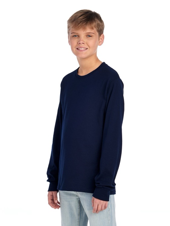 JERZEES DRI-POWER® Youth Long-Sleeve T-Shirt 2