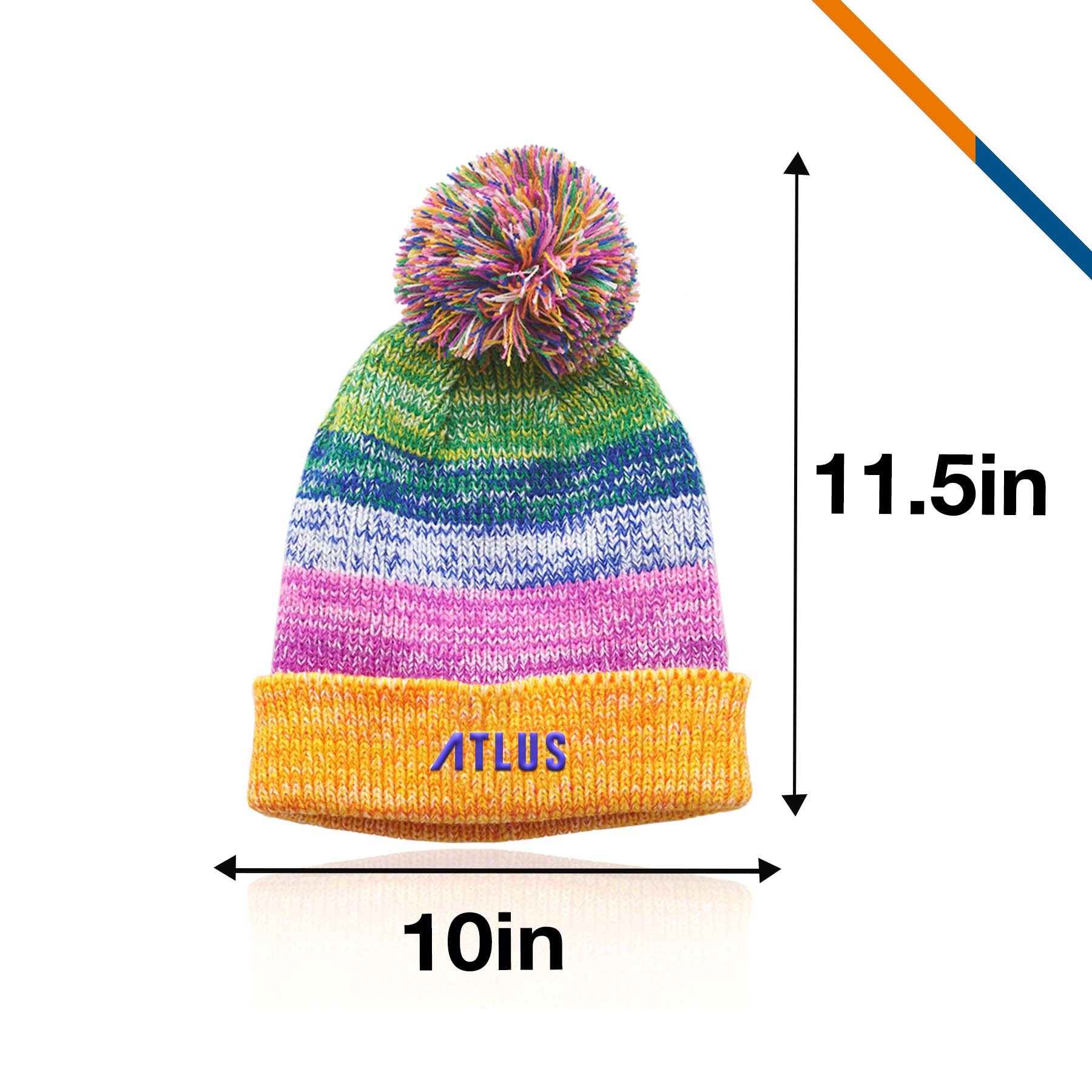 Patty Knitted Pom Pom Beanies 2