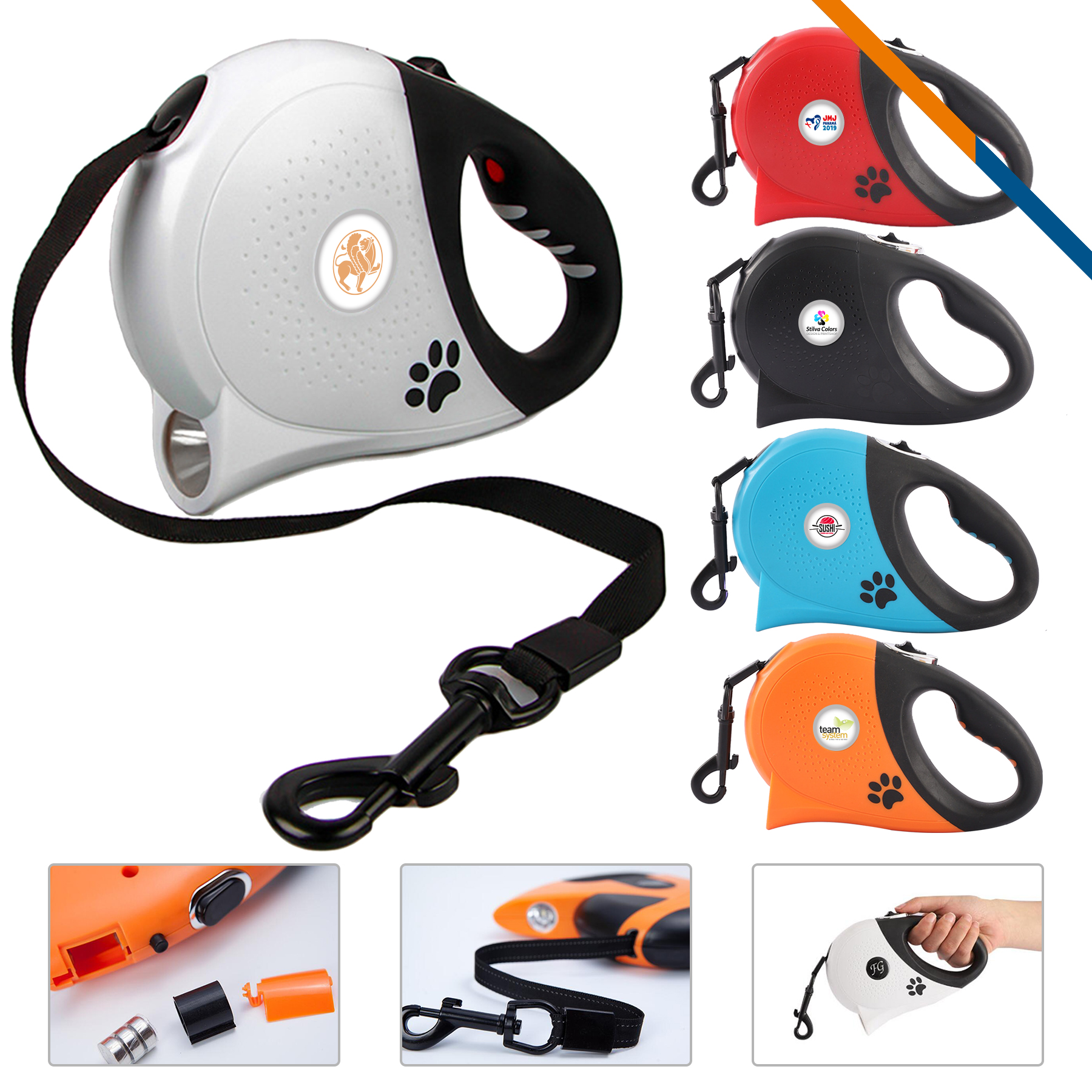 Kicka Retractable Dog Leash 3