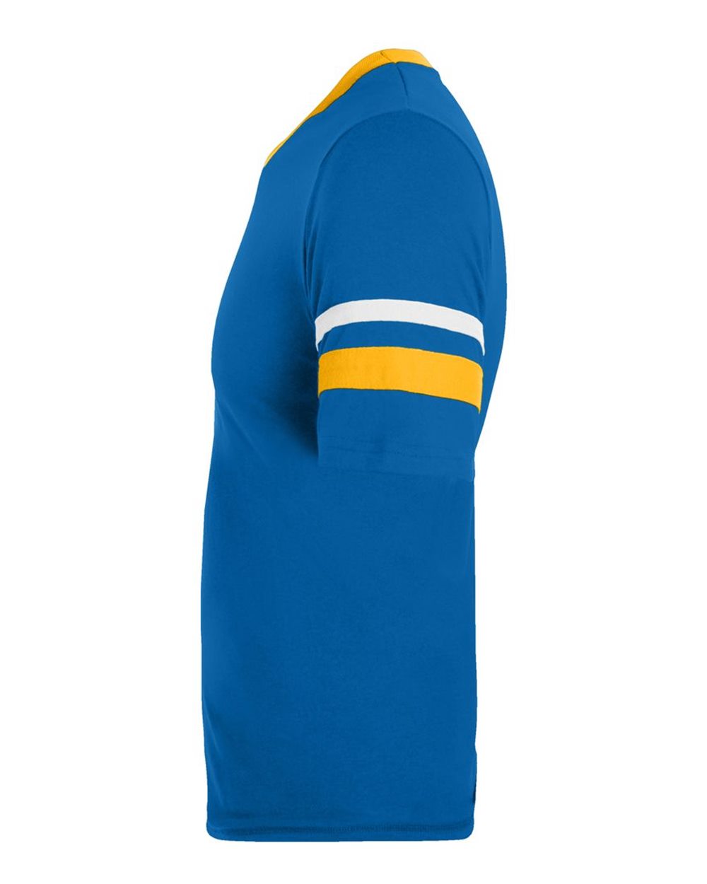 V-Neck Jersey with Striped Sleeves - 360 34
