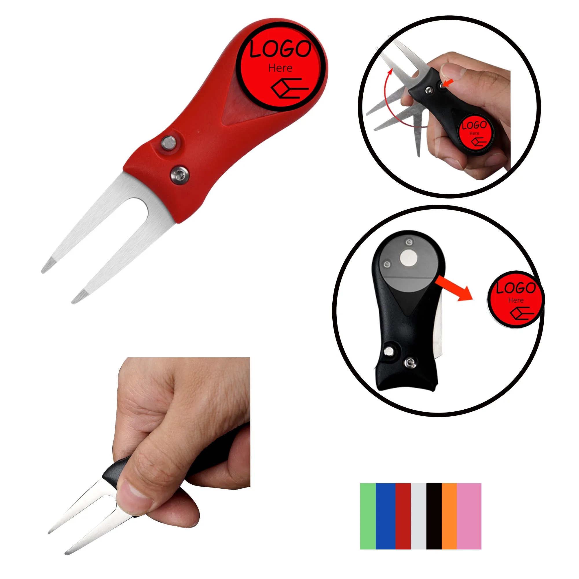 ABS Golf Divot Tool Fork