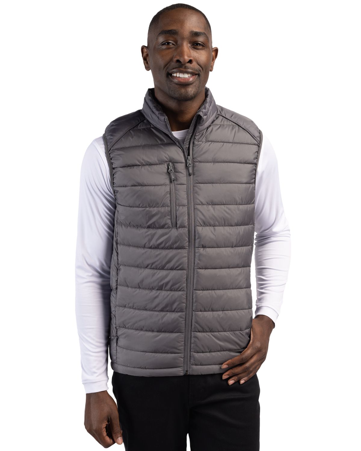 Hudson Insulated Mens Full-Zip Puffer Vest