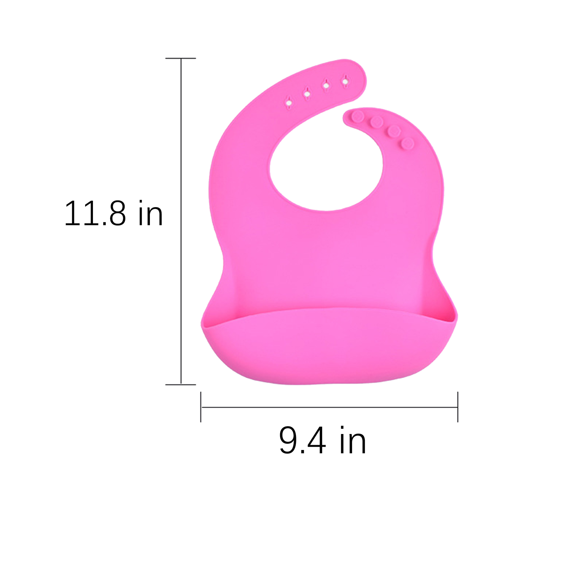Adjustable Baby Silicone Bib 3