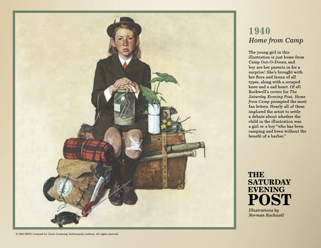 Triumph® Calendars The Saturday Evening Post Deluxe Pocket Calendar 54