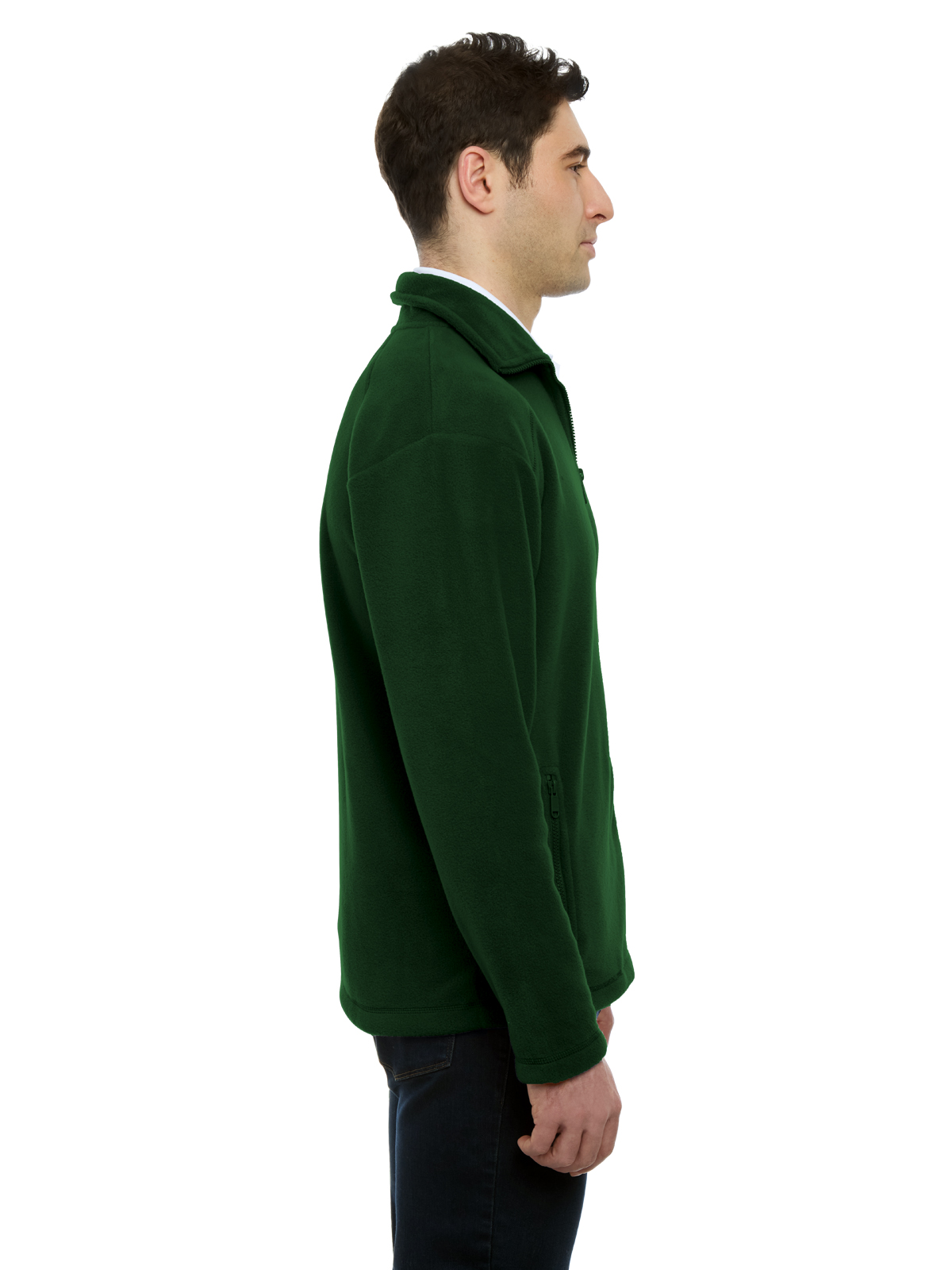 Blue Generation - Unisex 2-Pocket Micro Fleece Zip Pullover 21