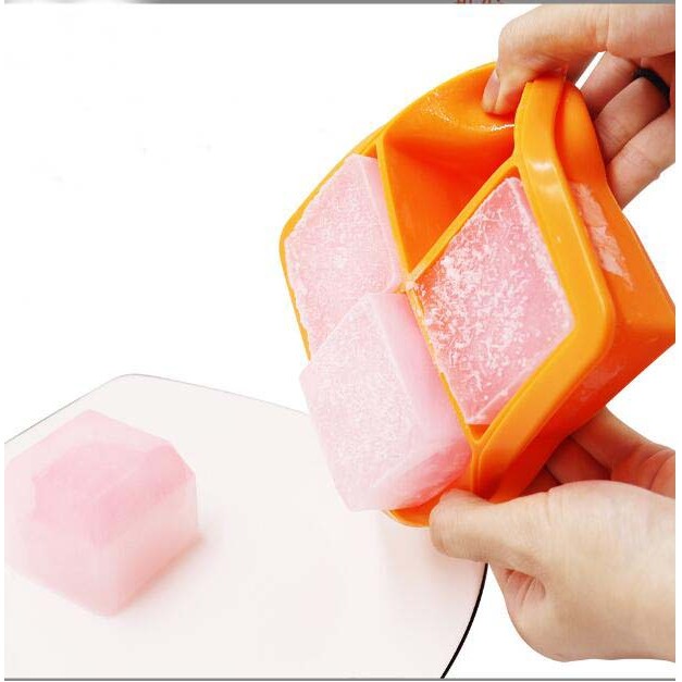 Customizable Four Cavity Ice Cube Tray 5