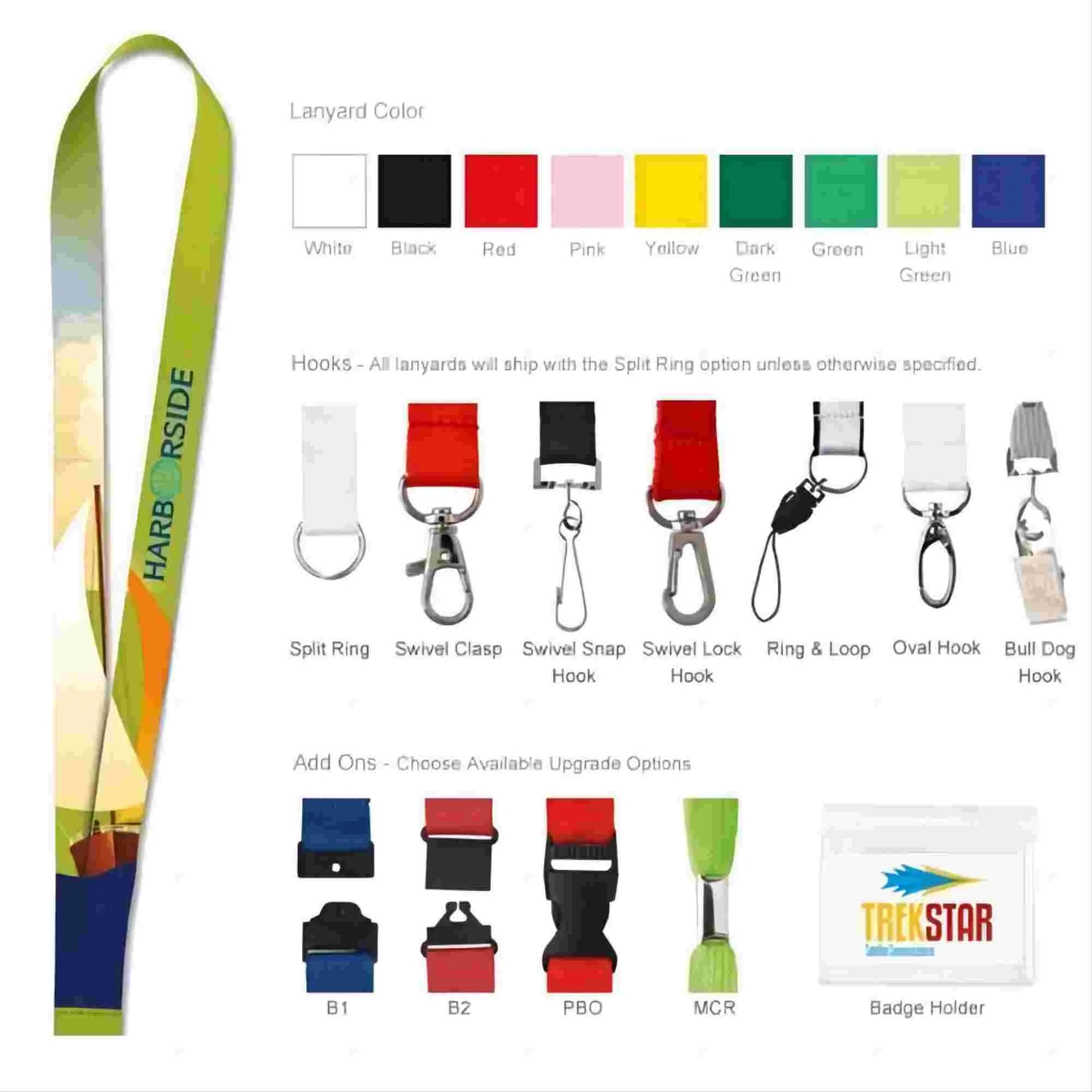 Detachable Buckle Lanyard MOQ100