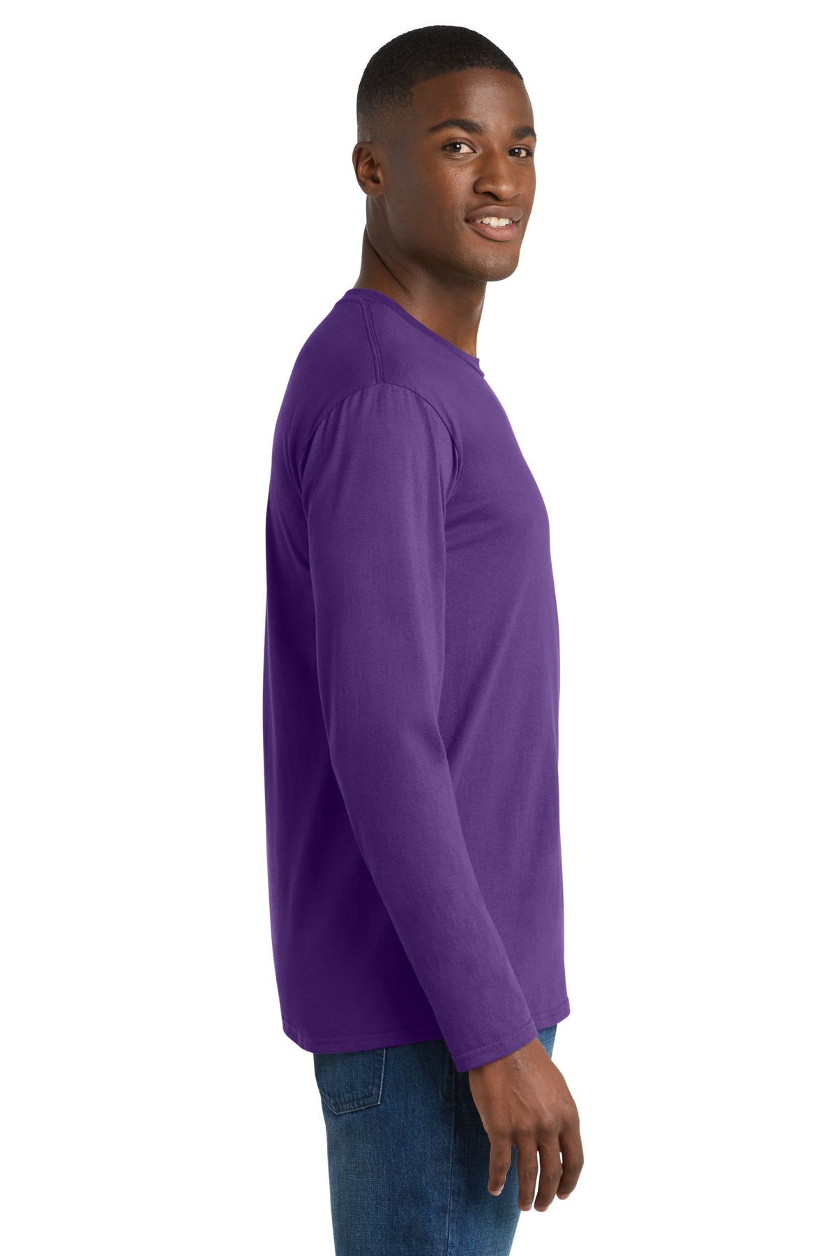 Port & Co Long Sleeve Fan Favorite Tee. PC450LS 44