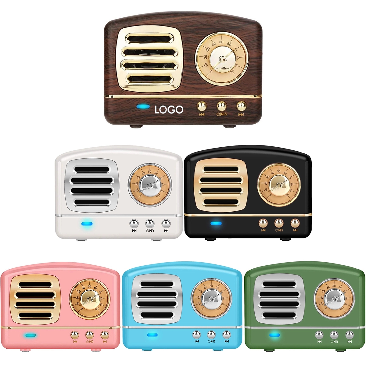 Wireless Stereo Retro Speaker 3