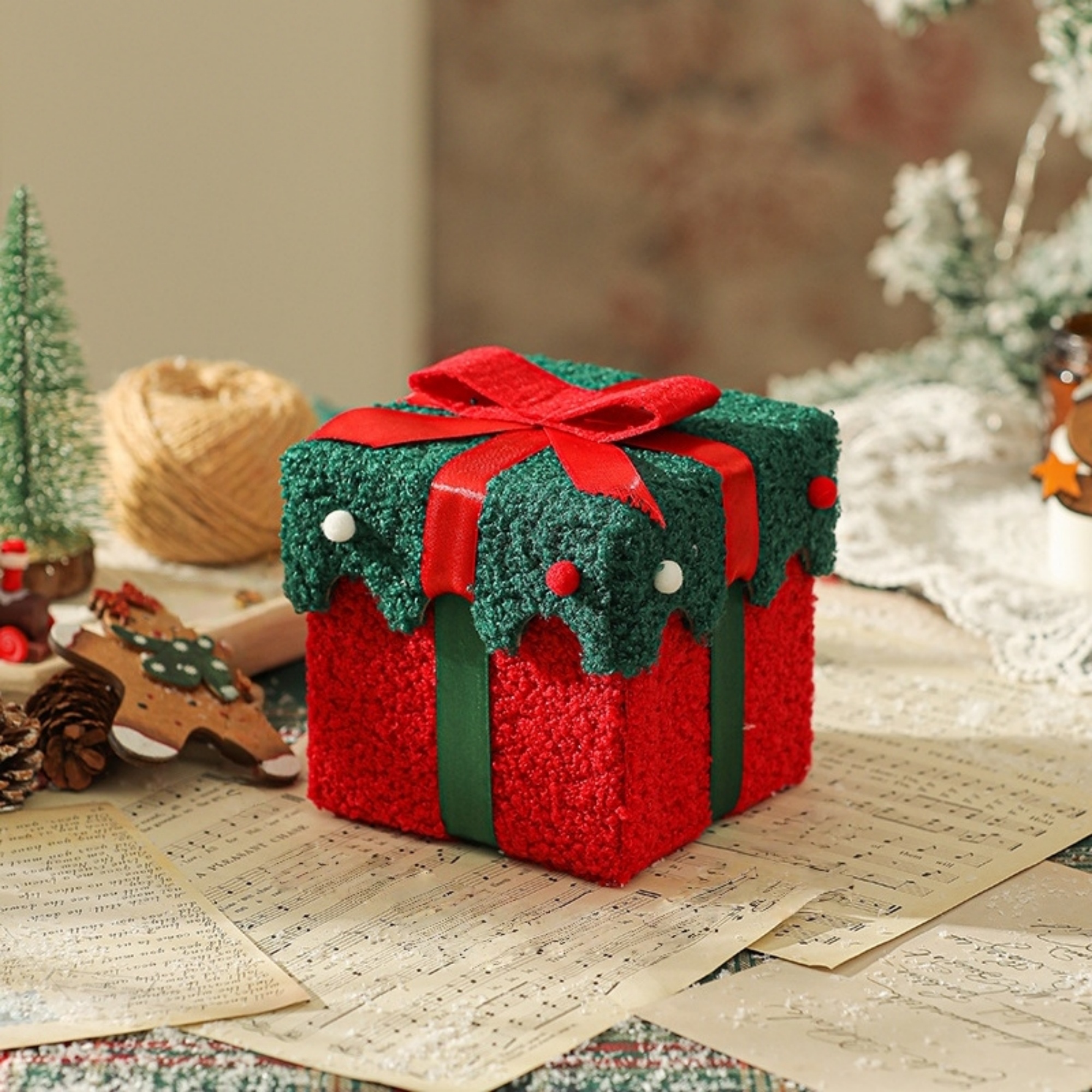 Christmas Cube Gift Box 1