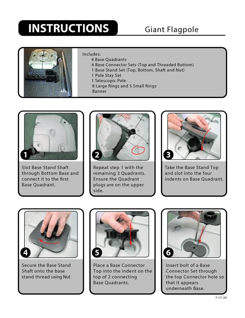 10' Giant Flagpole Replacement Banner 4