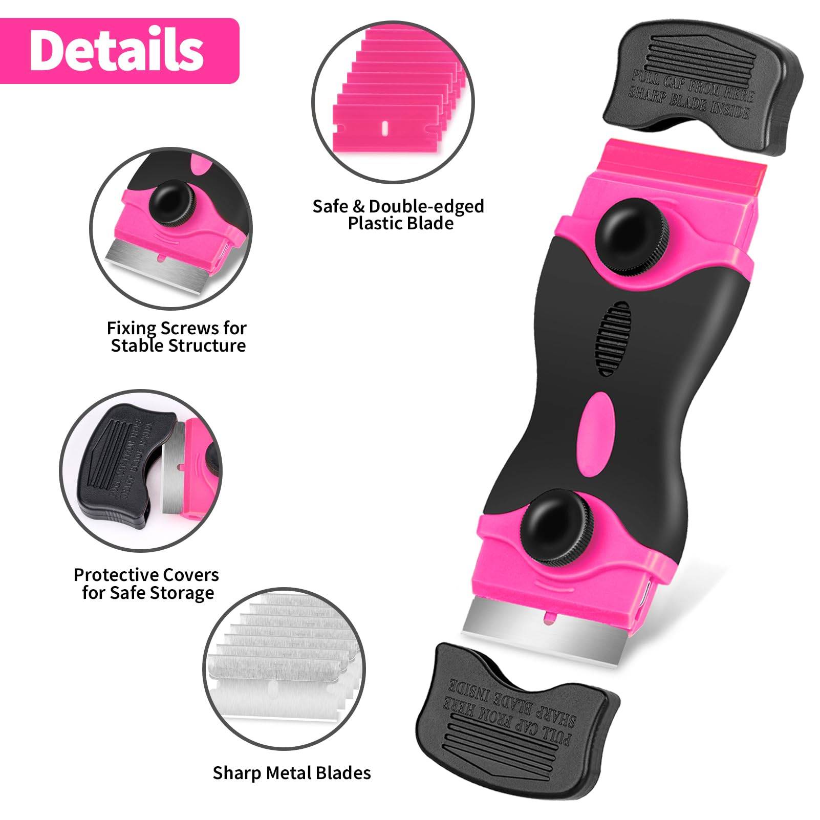 Multi-Function Scraper: Wallpaper & Car Film Smoother Tool 4
