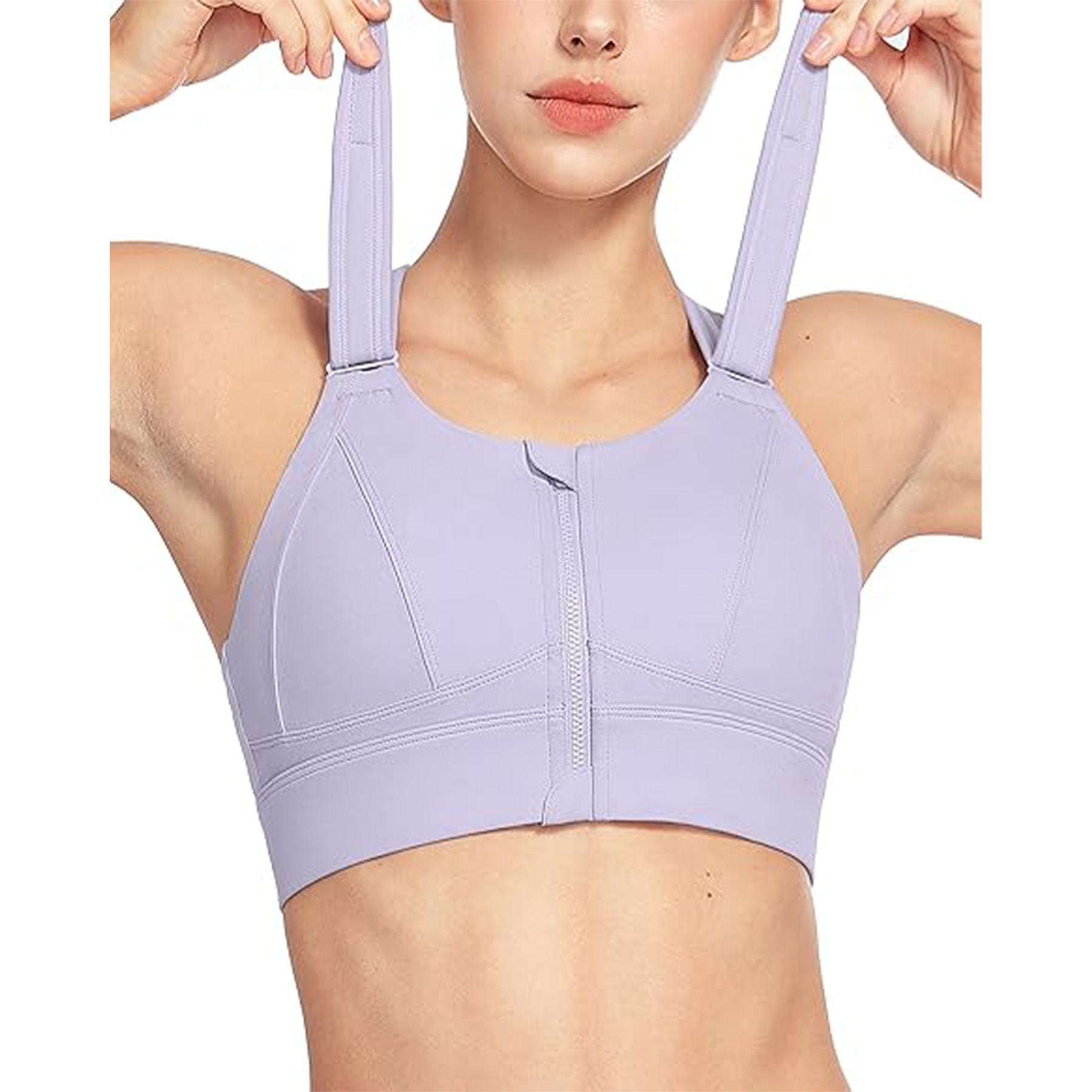 Women's Adjustable Zipper Front Bra 18