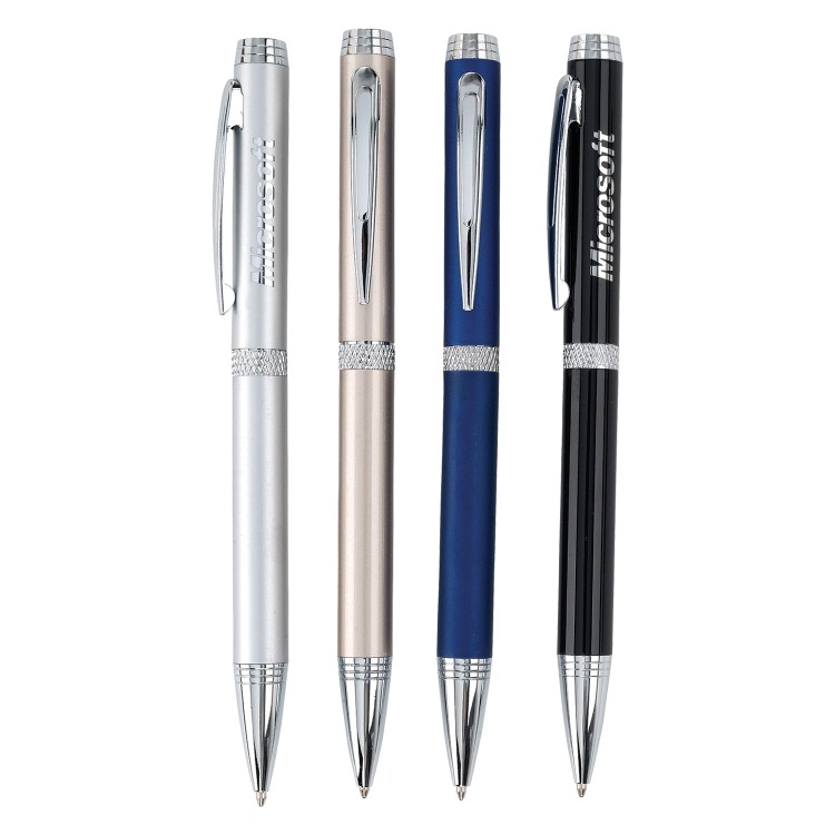 Intaglio Diamond Cut Twist Action Ballpoint Pen