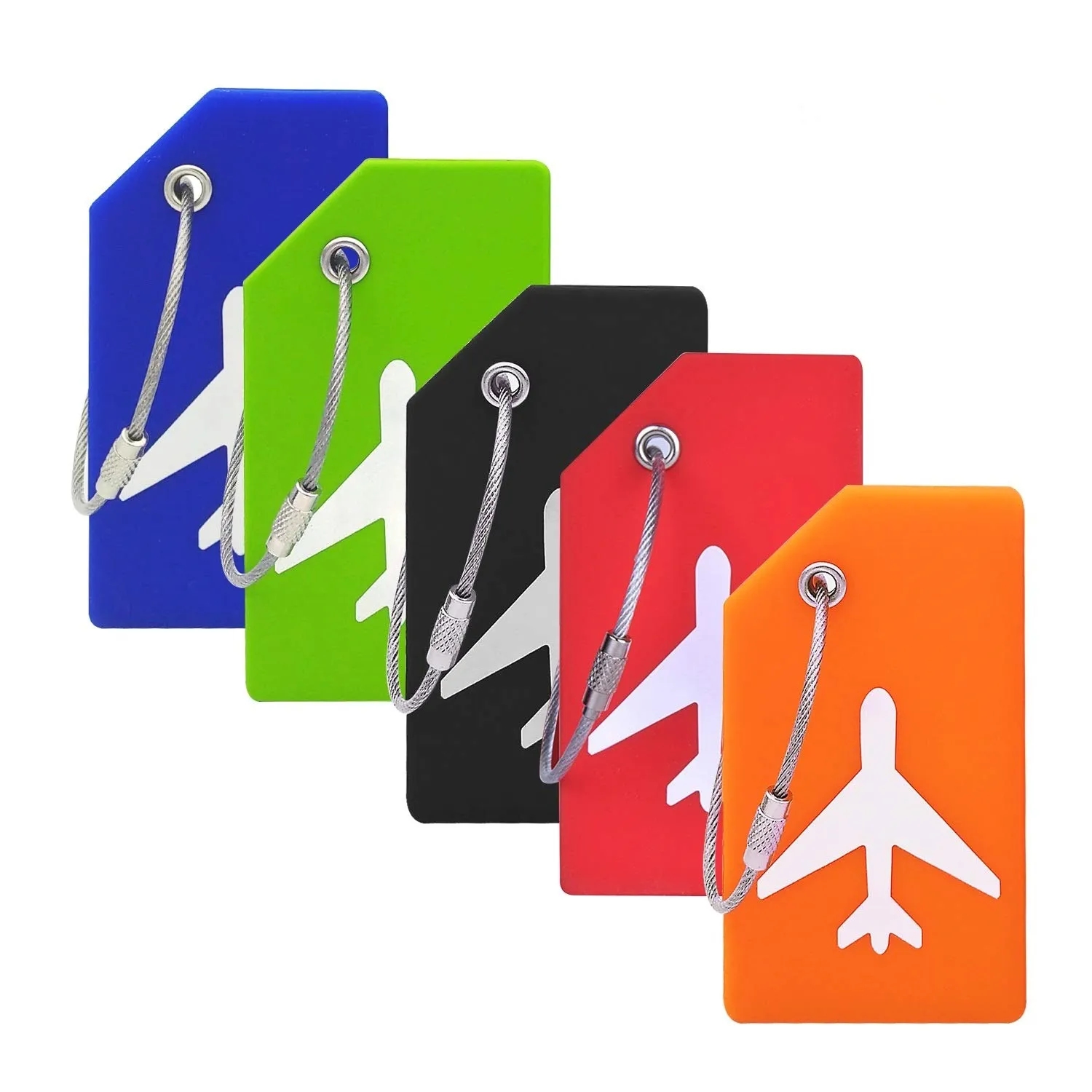 Silicone Luggage Tag With Name ID Card., custom luggage tag with logo imprint 3