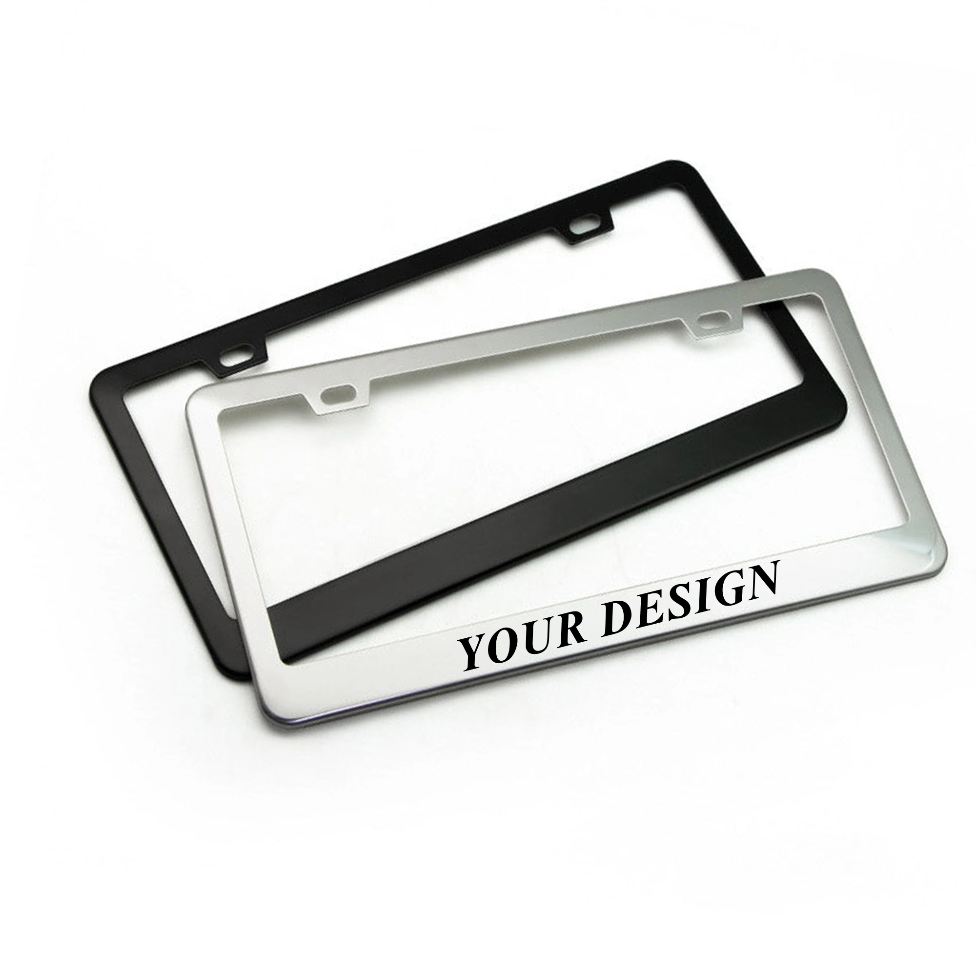 Stainless Steel License Plate Frame Vehicle MOQ 100PCS 1