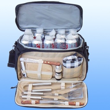 12 PC COOLER BAG WITH BBQ SET 1