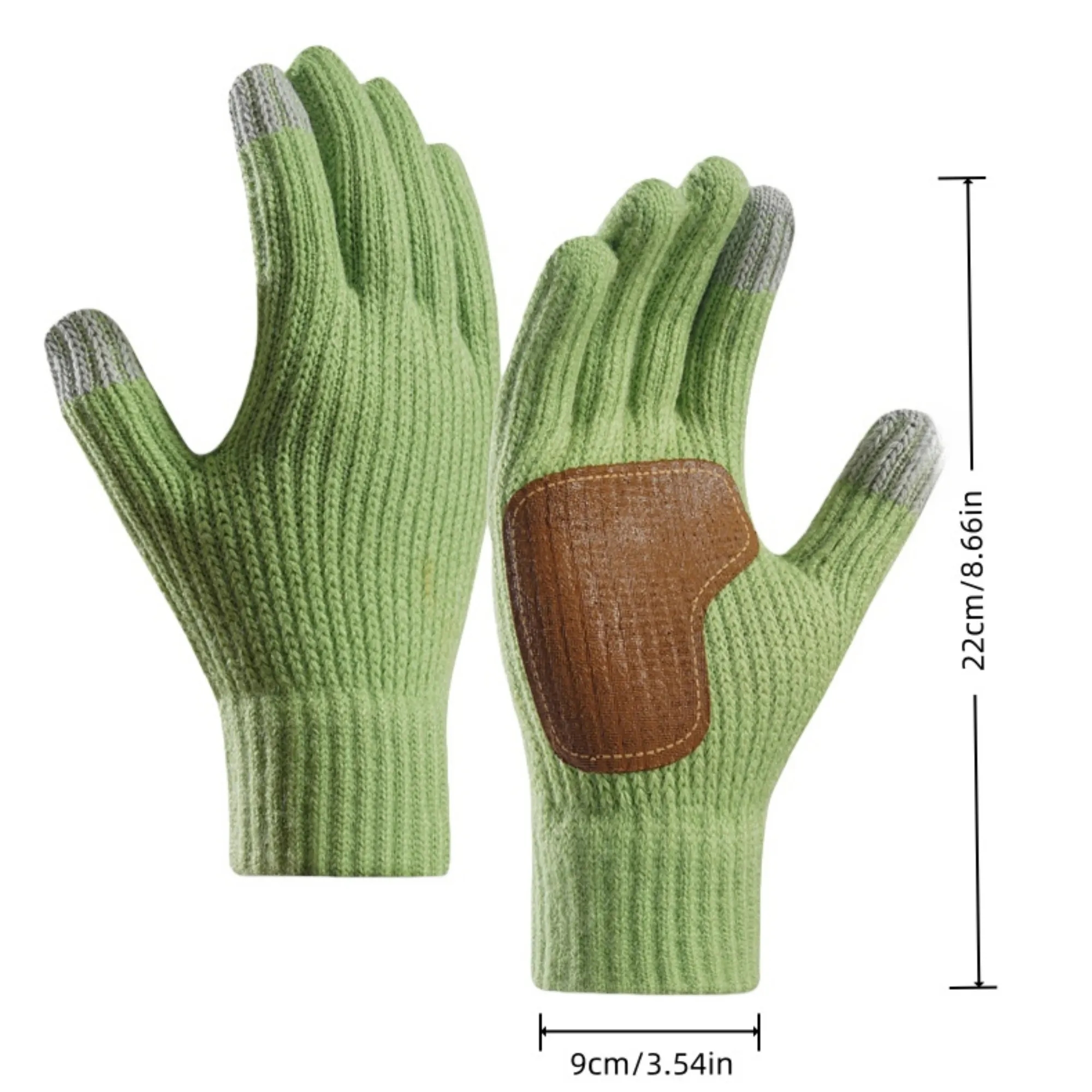 Touchscreen Knit Winter Gloves Grip 21