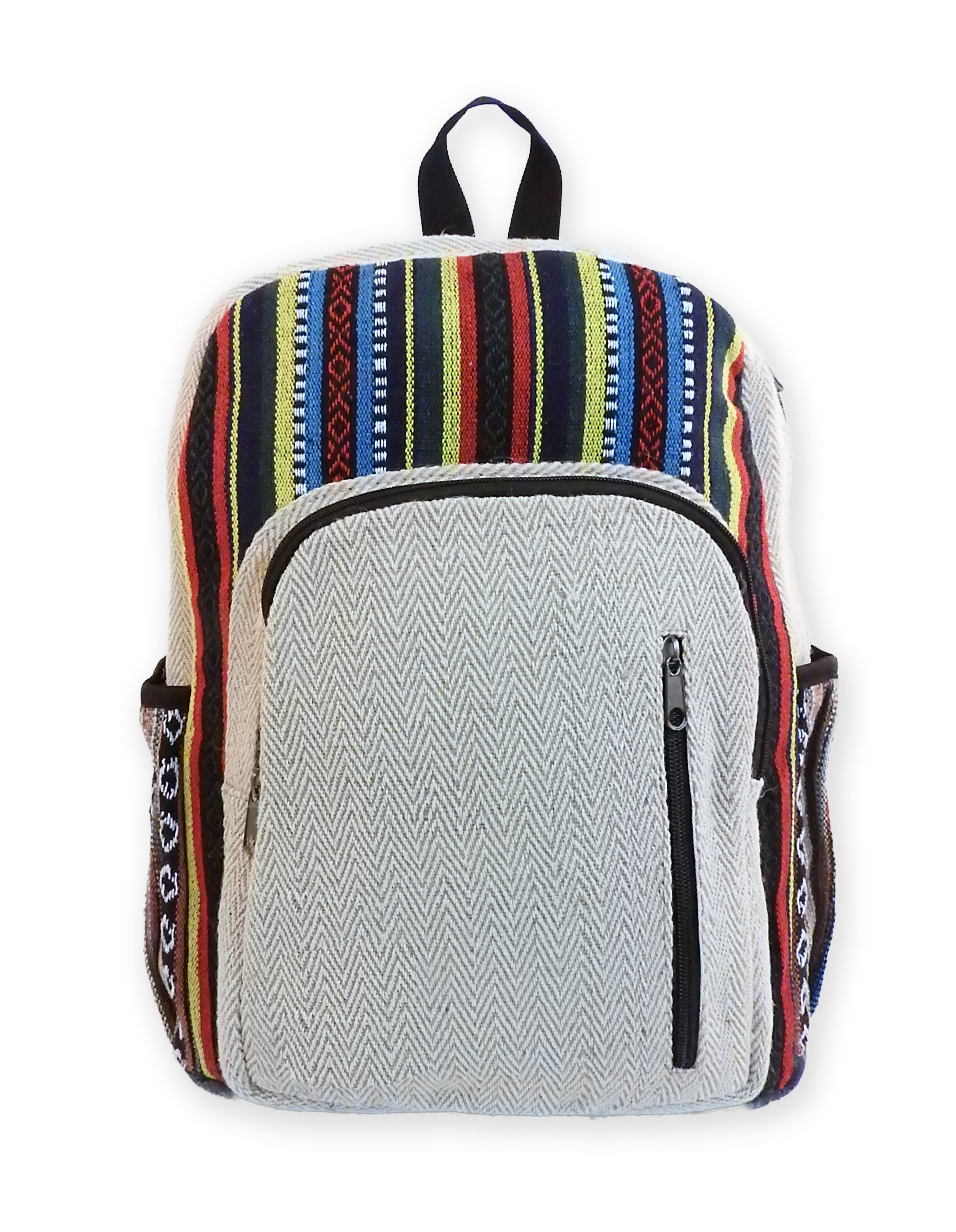 “Sero” Hemp/Cotton Colorful Backpack 2