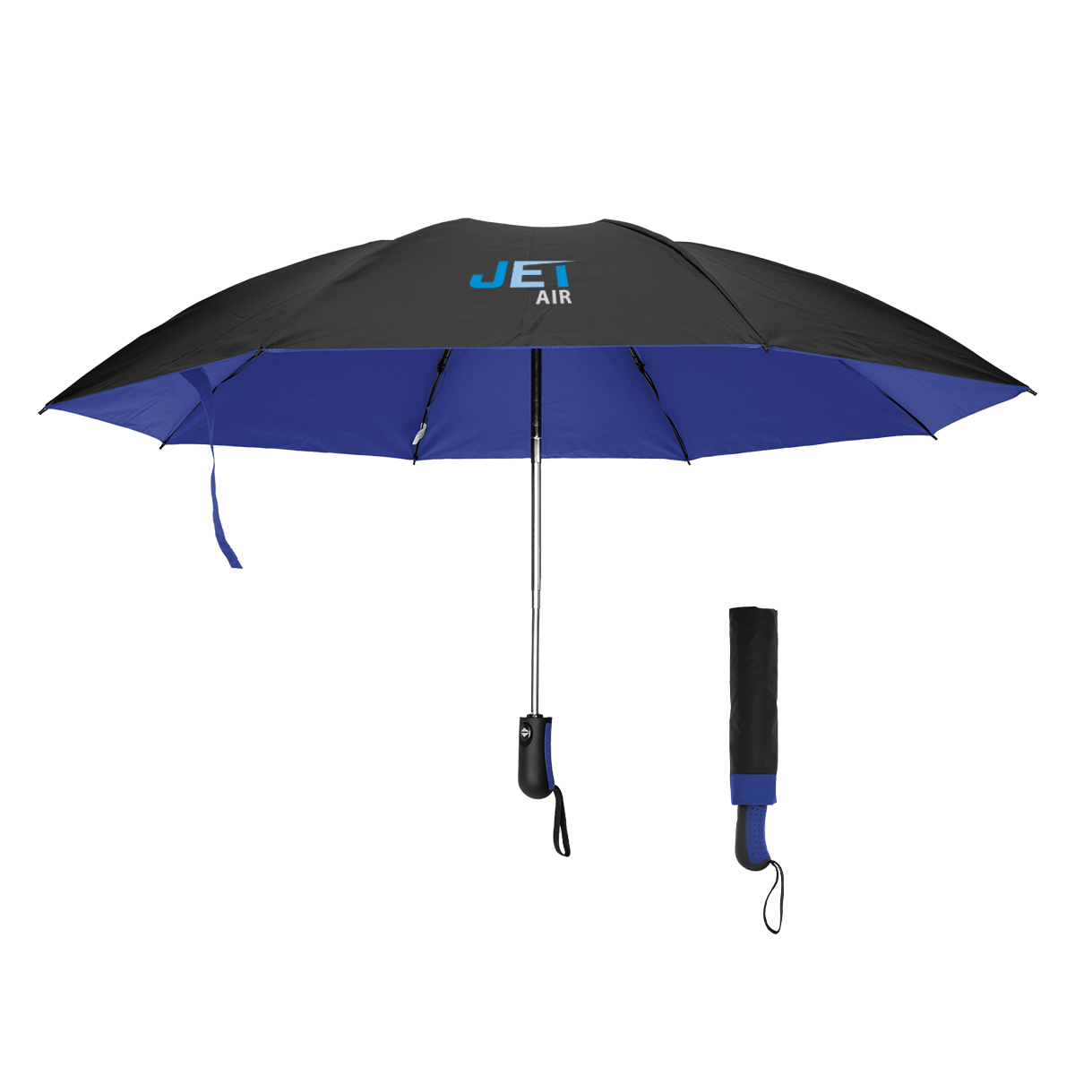 46" Arc Two-Tone rPET Inversion Umbrella 13