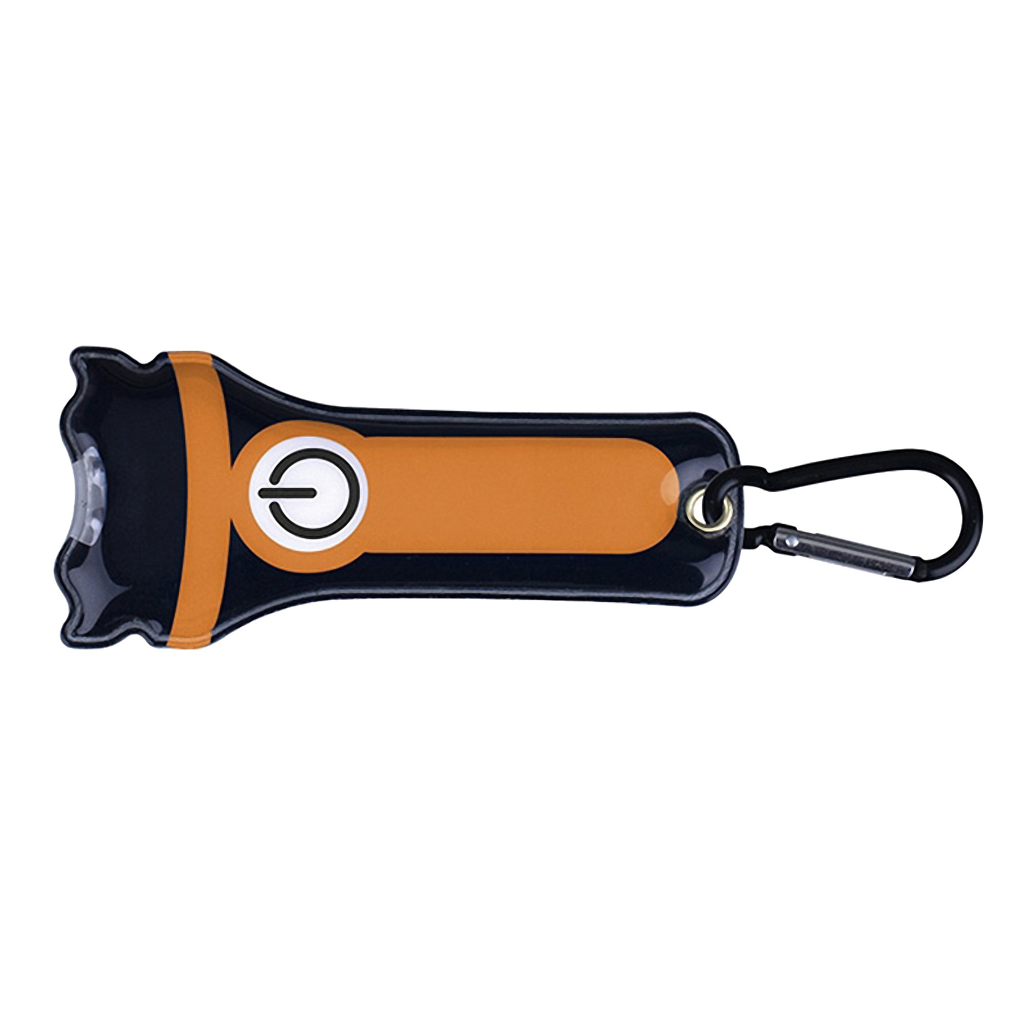 Carabiner Clip PVC Flashlight 6